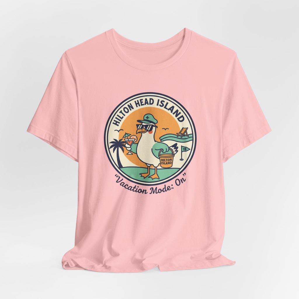 Hilton Head Island Vacation Tee — "Vacation Mode: On" Graphic T-Shirt