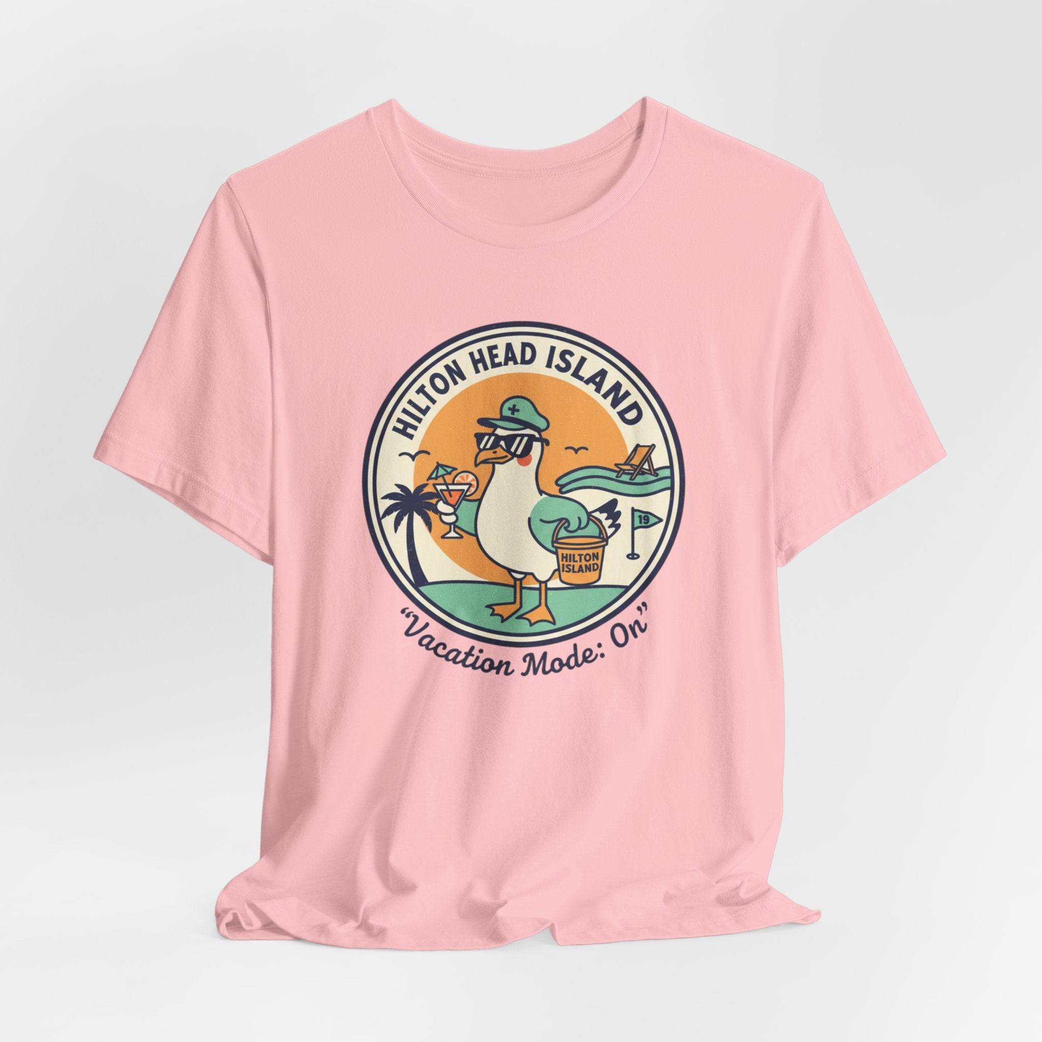 Hilton Head Island Vacation Tee — "Vacation Mode: On" Graphic T-Shirt
