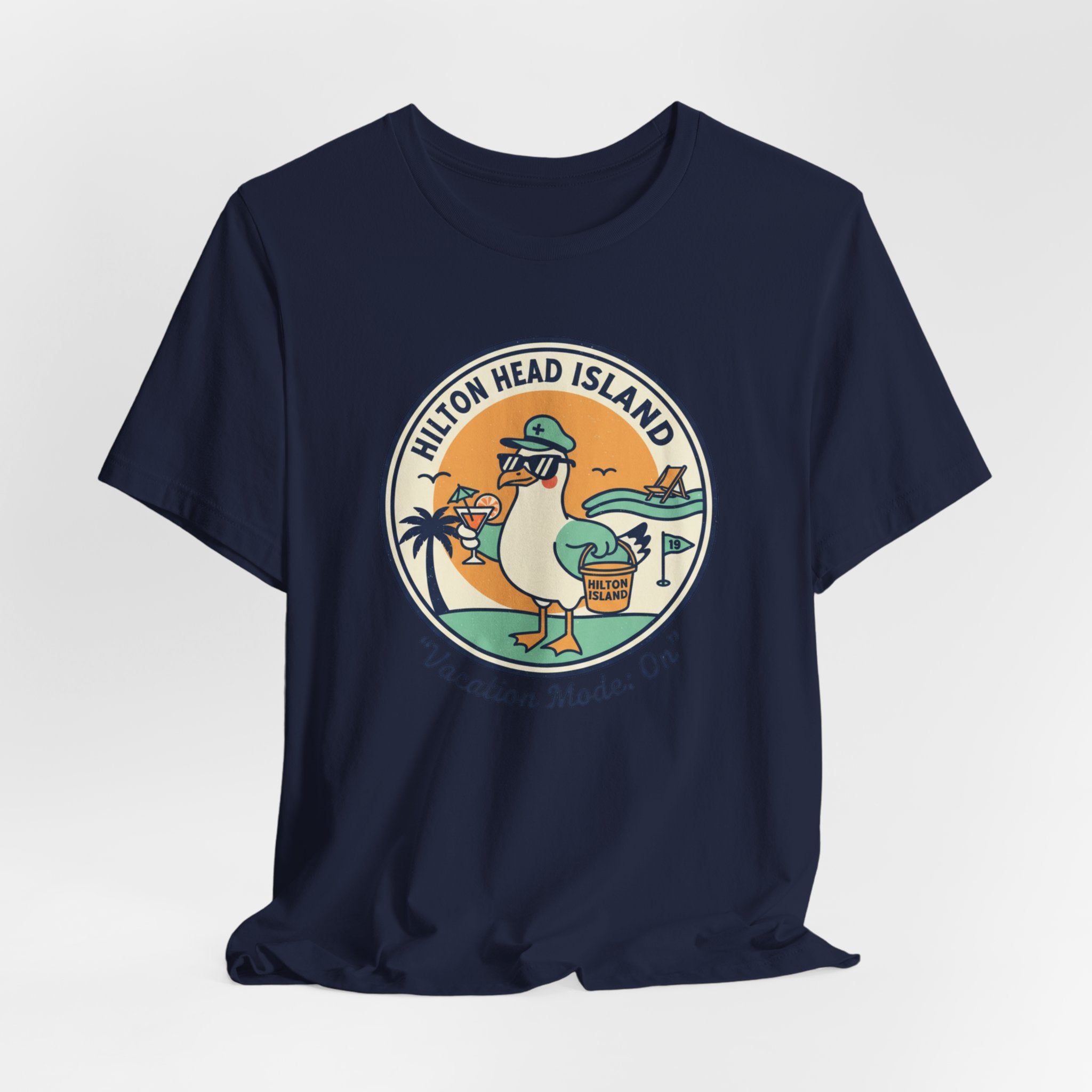 Hilton Head Island Vacation Tee — "Vacation Mode: On" Graphic T-Shirt