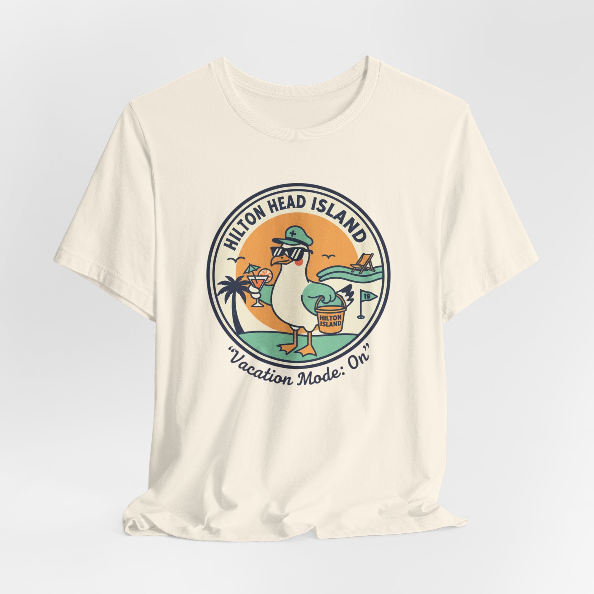 Hilton Head Island Vacation Tee — "Vacation Mode: On" Graphic T-Shirt