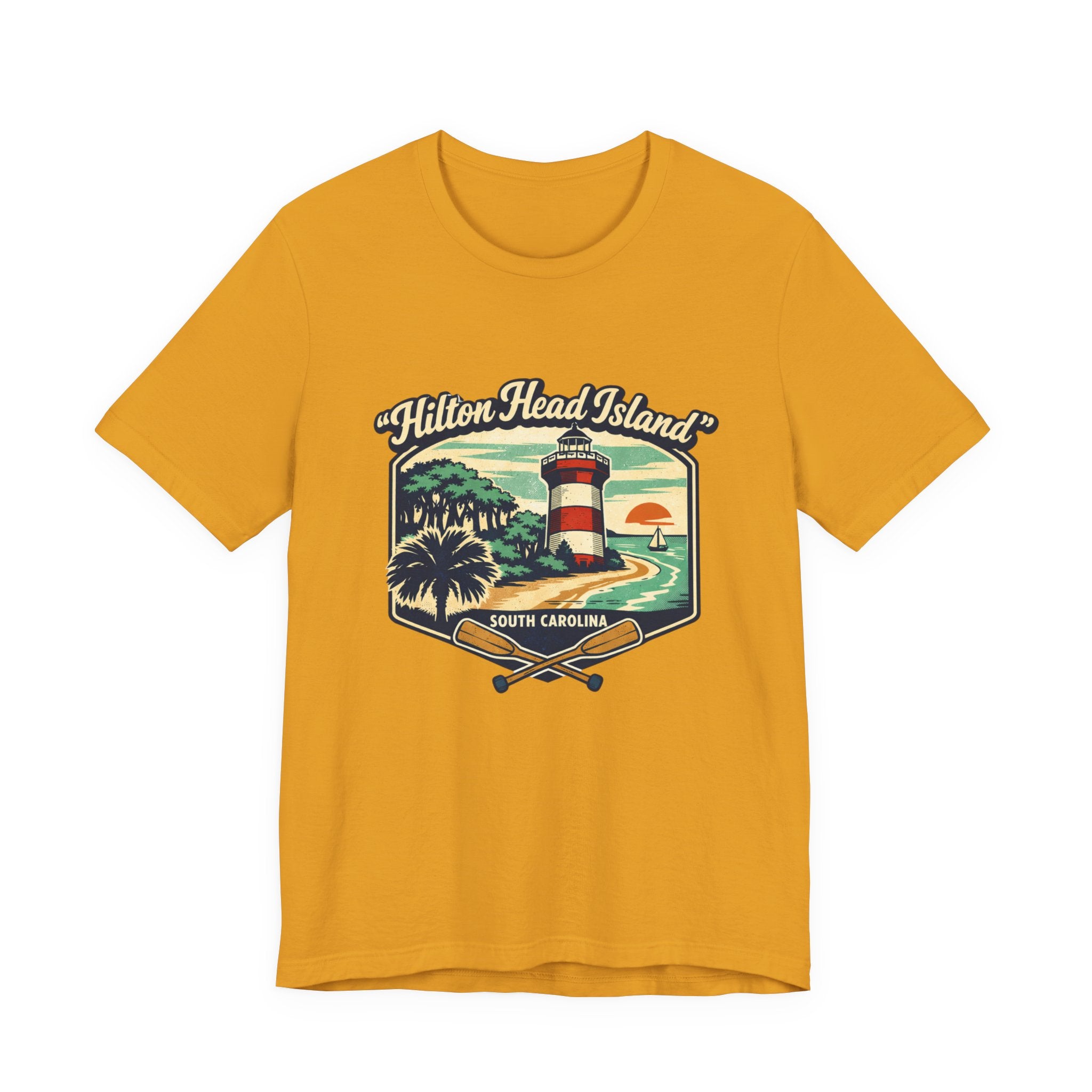 Hilton Head Island Lighthouse Tee — South Carolina Beach Vintage Graphic T-Shirt