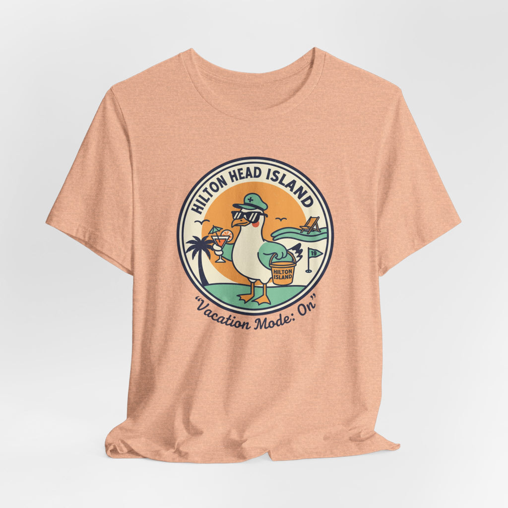 Hilton Head Island Vacation Tee — "Vacation Mode: On" Graphic T-Shirt