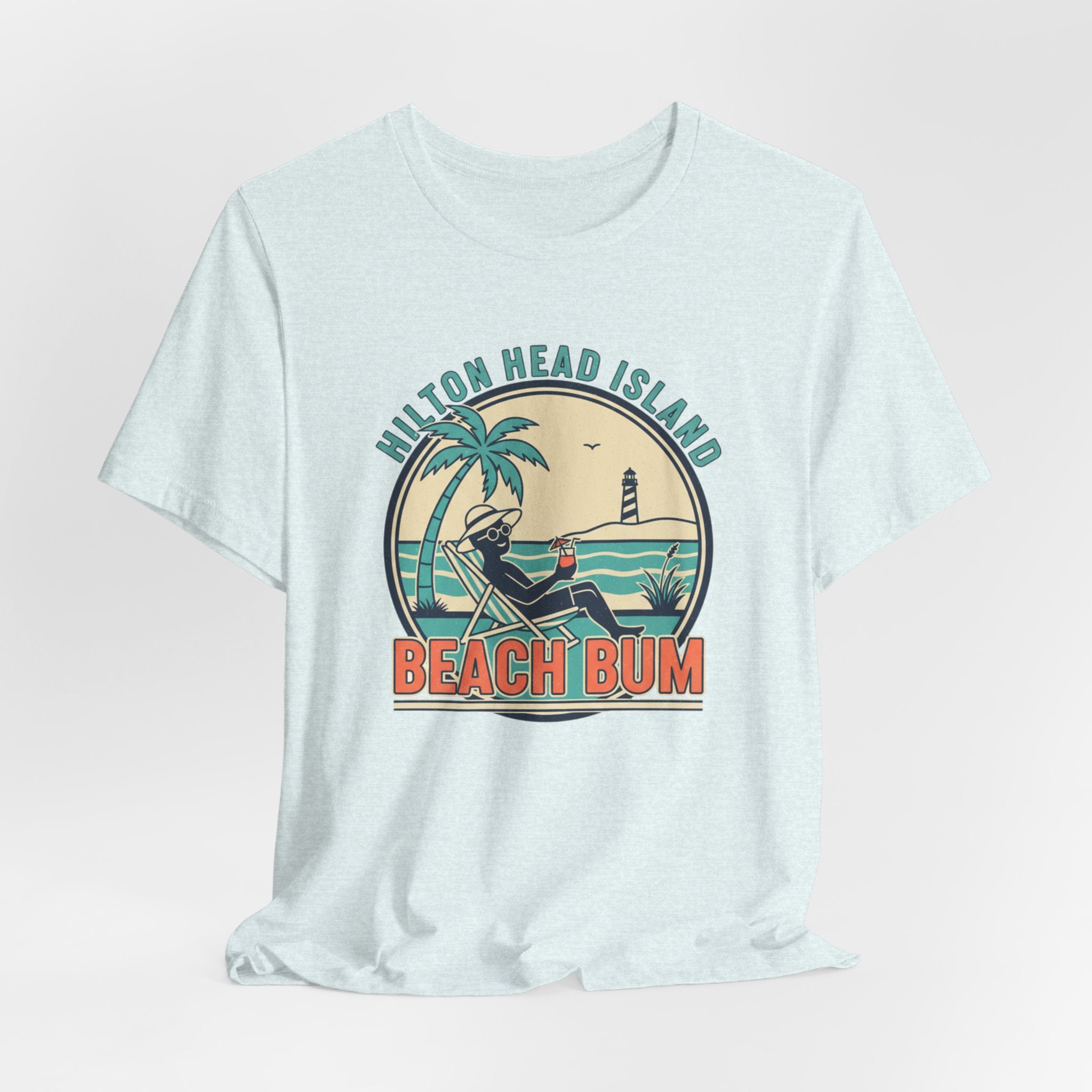 Beach Bum T‑Shirt — Hilton Head Island Vintage Surf Tee