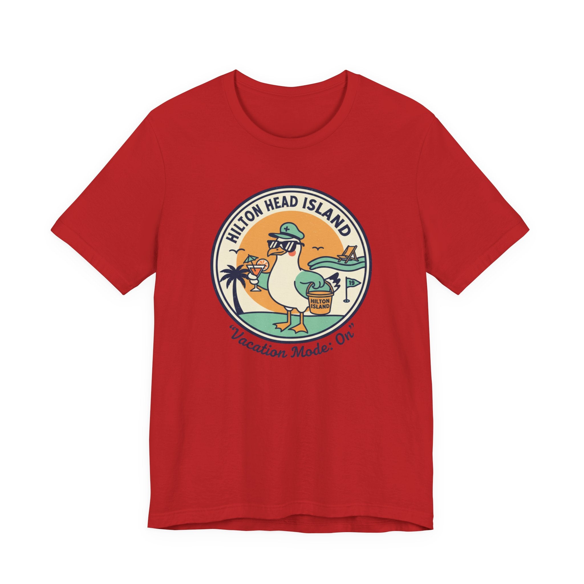 Hilton Head Island Vacation Tee — "Vacation Mode: On" Graphic T-Shirt