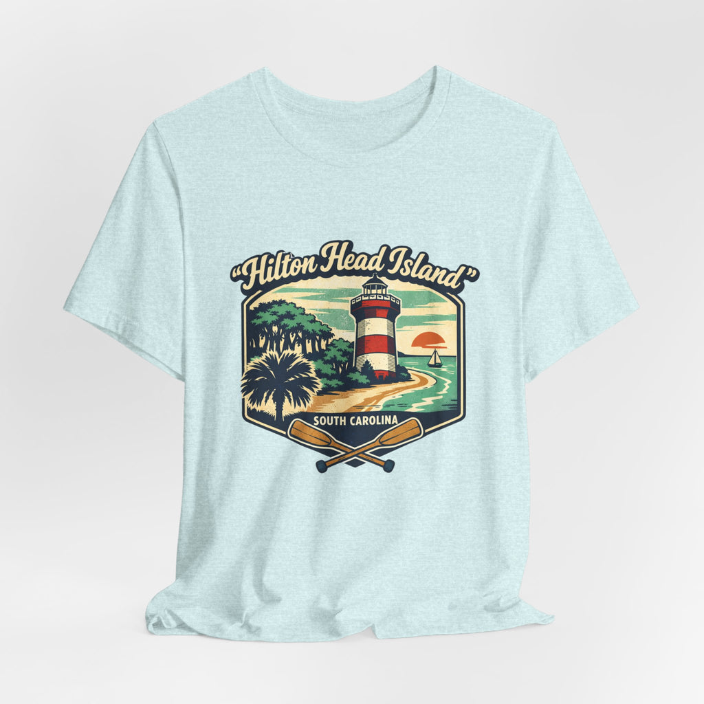 Hilton Head Island Lighthouse Tee — South Carolina Beach Vintage Graphic T-Shirt