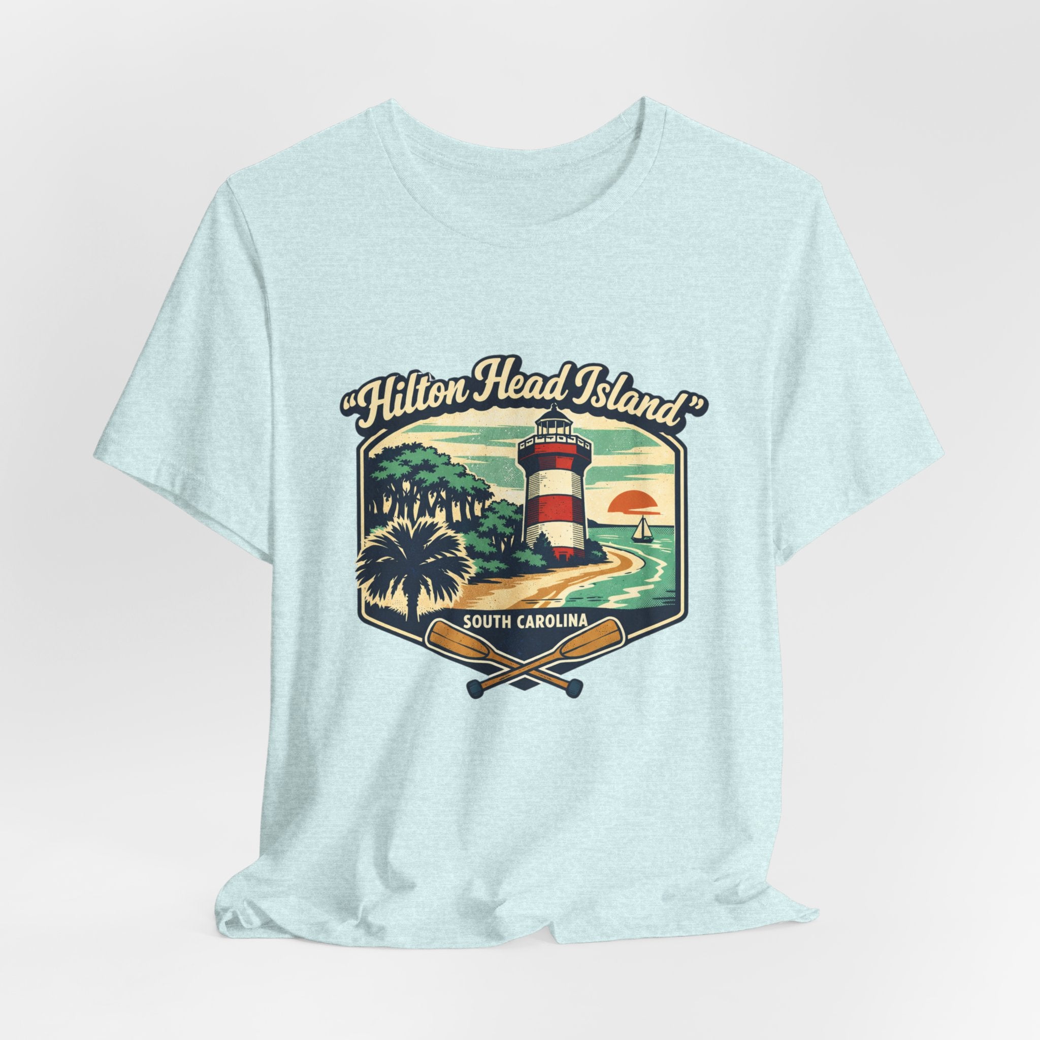 Hilton Head Island Lighthouse Tee — South Carolina Beach Vintage Graphic T-Shirt