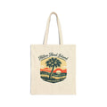 Hilton Head Island Sunset Tote Bag — Lowcountry Palm Canvas Shopper