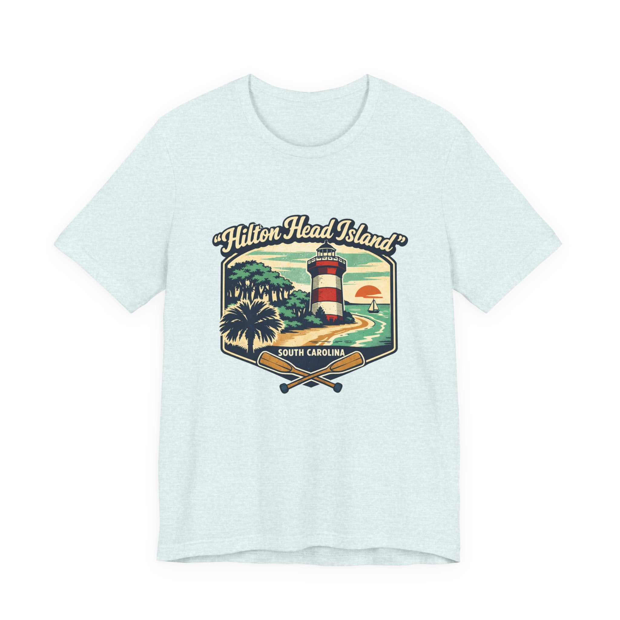 Hilton Head Island Lighthouse Tee — South Carolina Beach Vintage Graphic T-Shirt