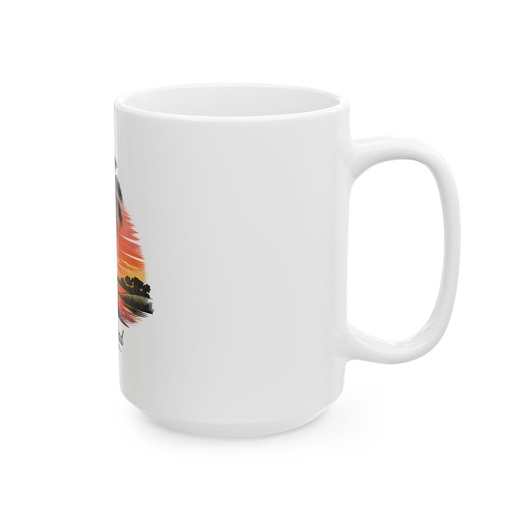 Hilton Head Island Palm Sunset Mug — Ceramic Coffee Cup (11oz & 15oz)