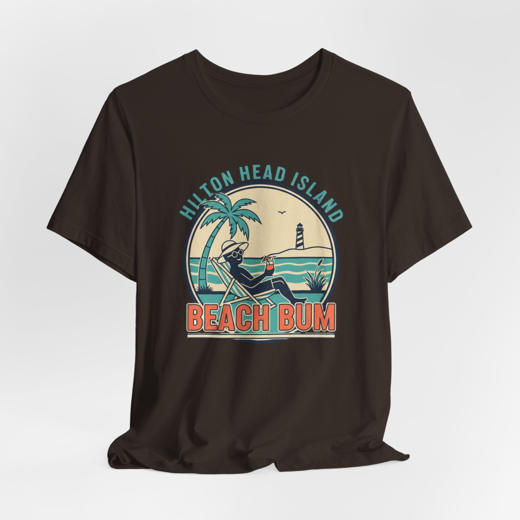 Beach Bum T‑Shirt — Hilton Head Island Vintage Surf Tee