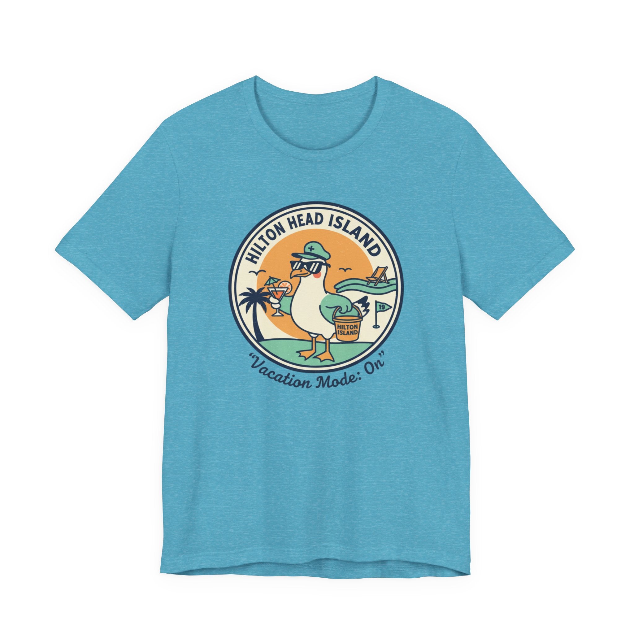 Hilton Head Island Vacation Tee — "Vacation Mode: On" Graphic T-Shirt