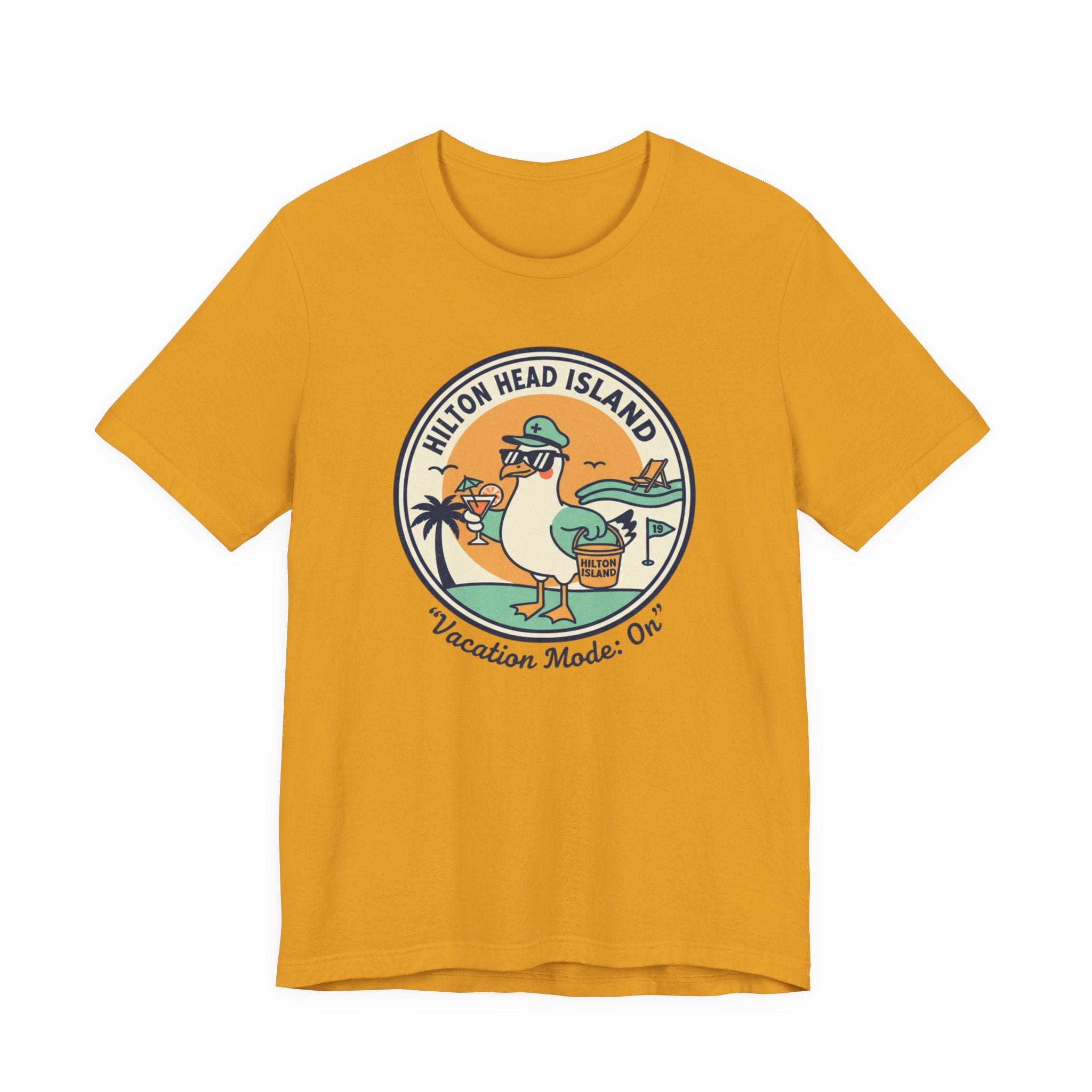 Hilton Head Island Vacation Tee — "Vacation Mode: On" Graphic T-Shirt