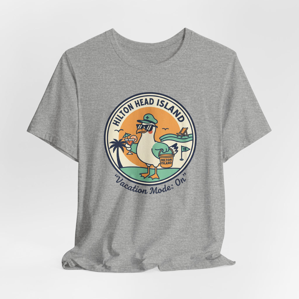 Hilton Head Island Vacation Tee — "Vacation Mode: On" Graphic T-Shirt