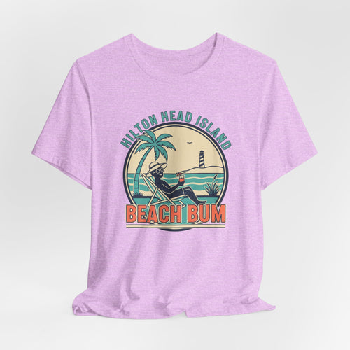 Beach Bum T‑Shirt — Hilton Head Island Vintage Surf Tee