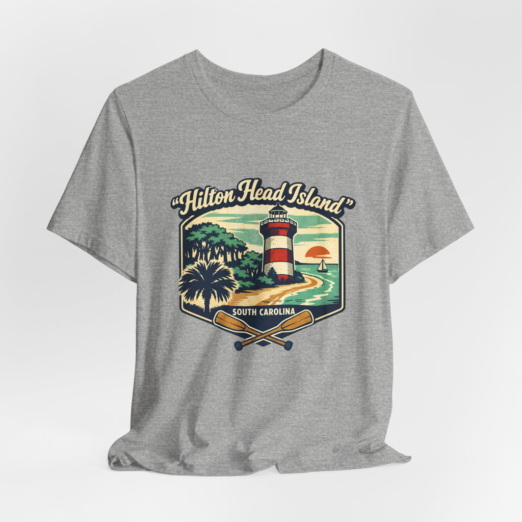 Hilton Head Island Lighthouse Tee — South Carolina Beach Vintage Graphic T-Shirt