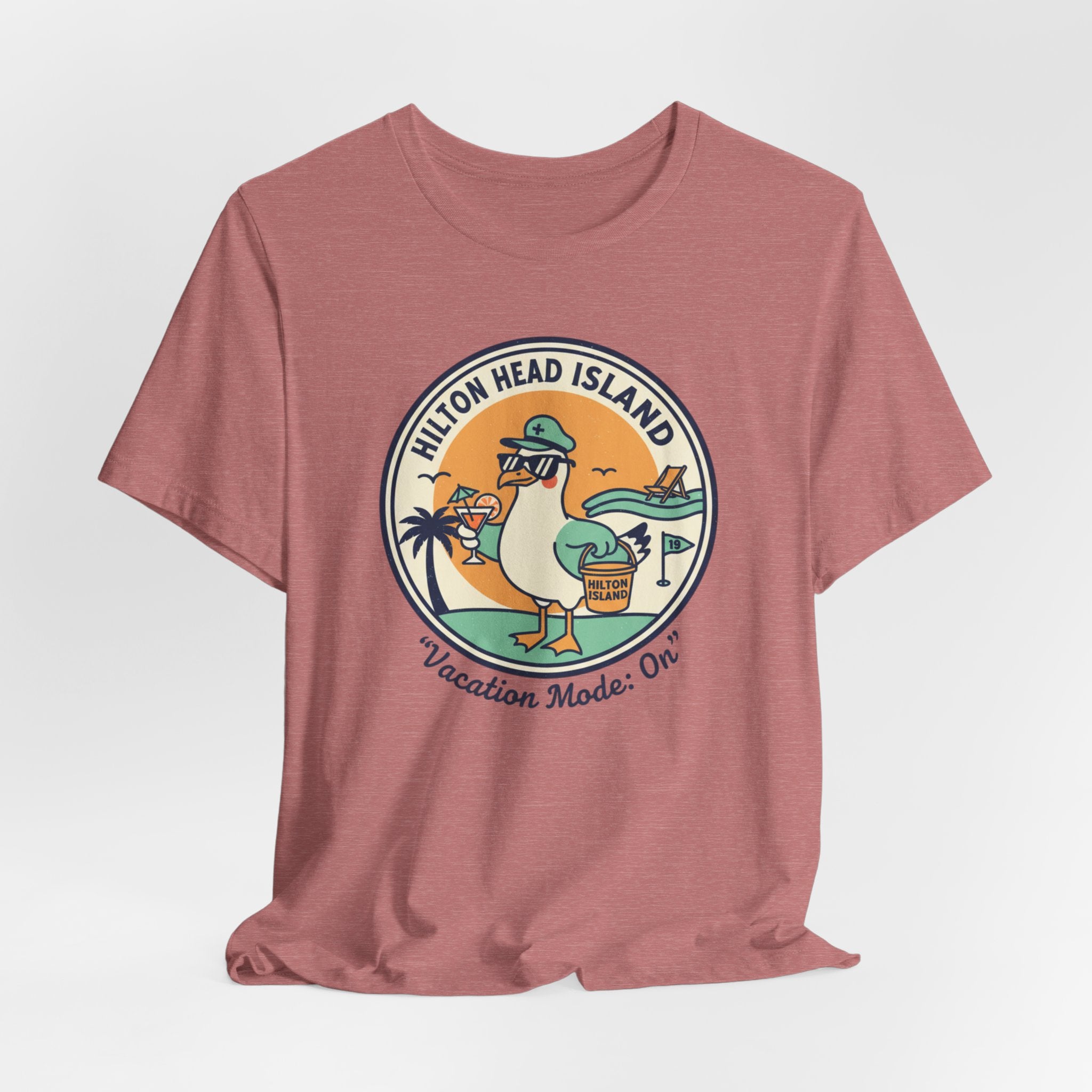 Hilton Head Island Vacation Tee — "Vacation Mode: On" Graphic T-Shirt