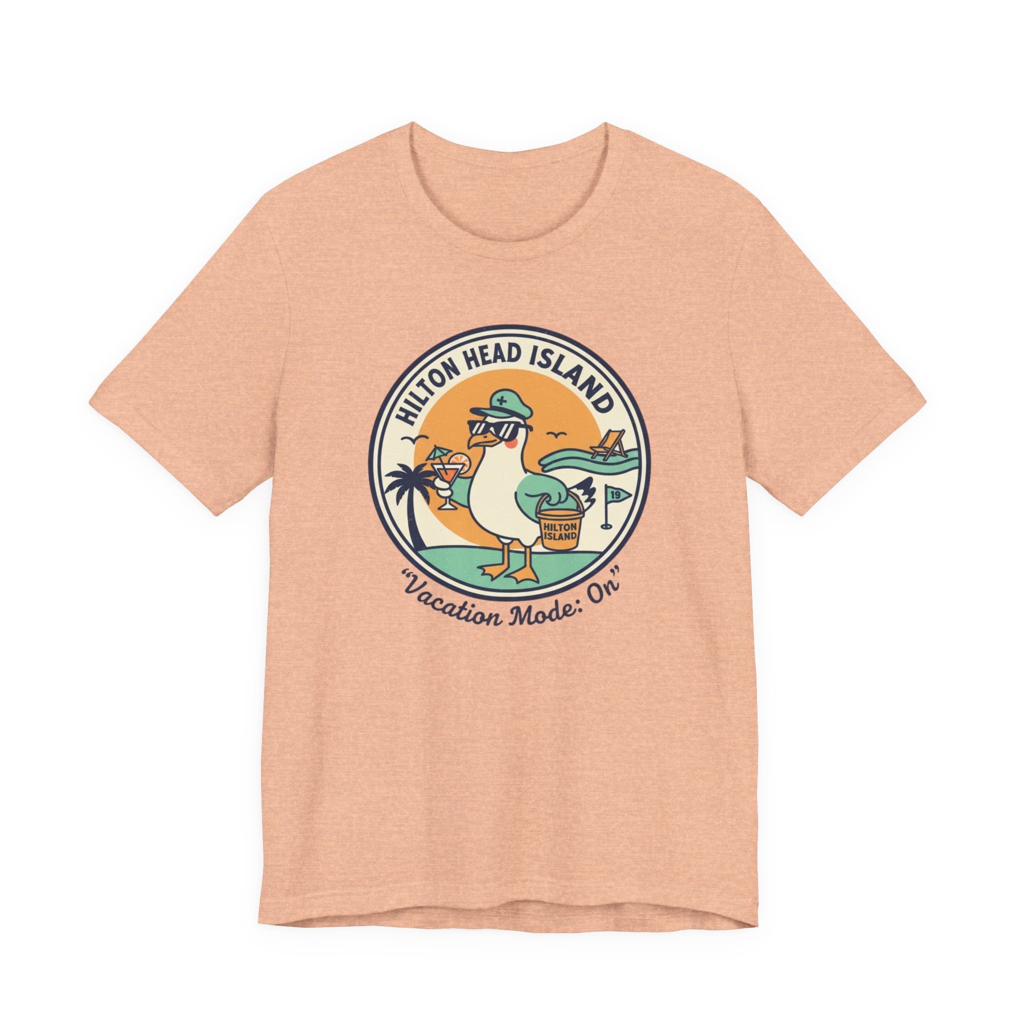 Hilton Head Island Vacation Tee — "Vacation Mode: On" Graphic T-Shirt
