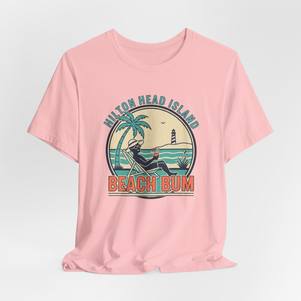 Beach Bum T‑Shirt — Hilton Head Island Vintage Surf Tee