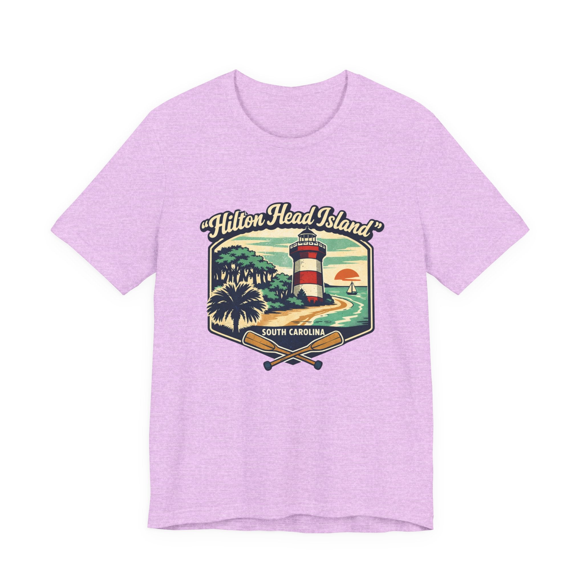 Hilton Head Island Lighthouse Tee — South Carolina Beach Vintage Graphic T-Shirt