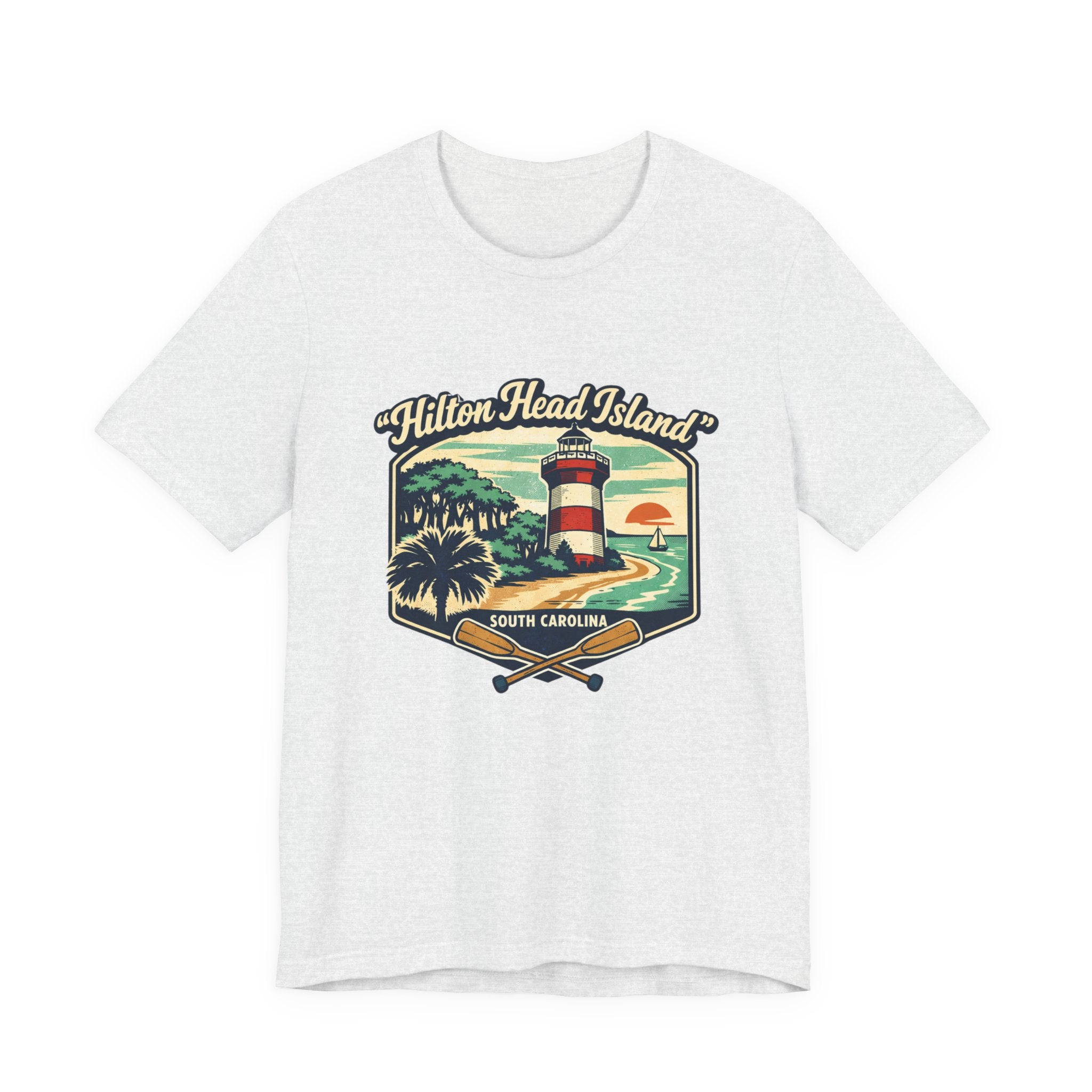 Hilton Head Island Lighthouse Tee — South Carolina Beach Vintage Graphic T-Shirt