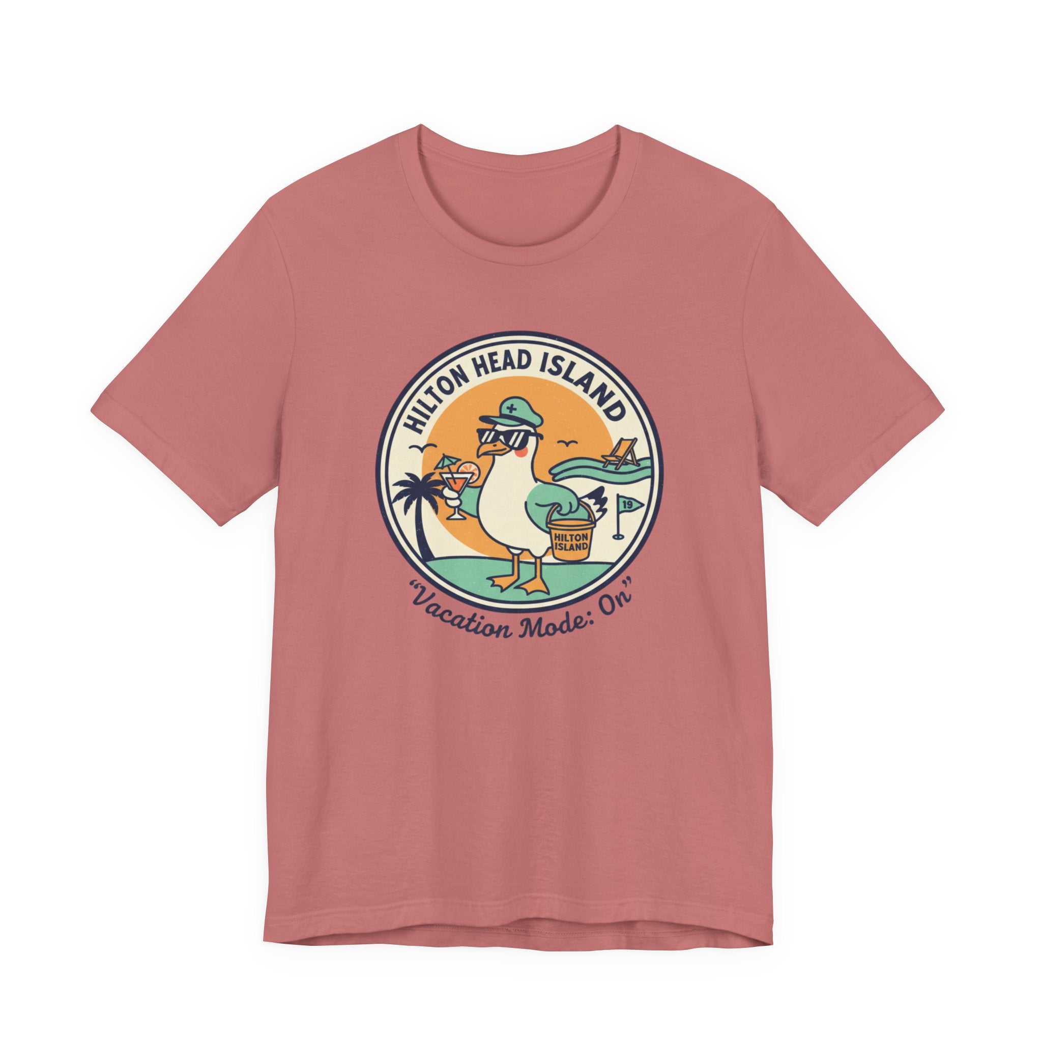 Hilton Head Island Vacation Tee — "Vacation Mode: On" Graphic T-Shirt