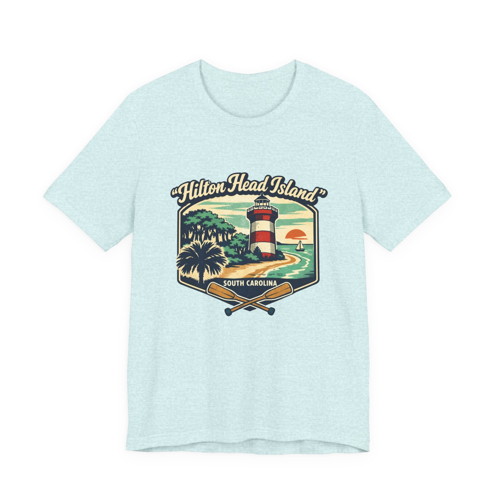 Hilton Head Island Lighthouse Tee — South Carolina Beach Vintage Graphic T-Shirt