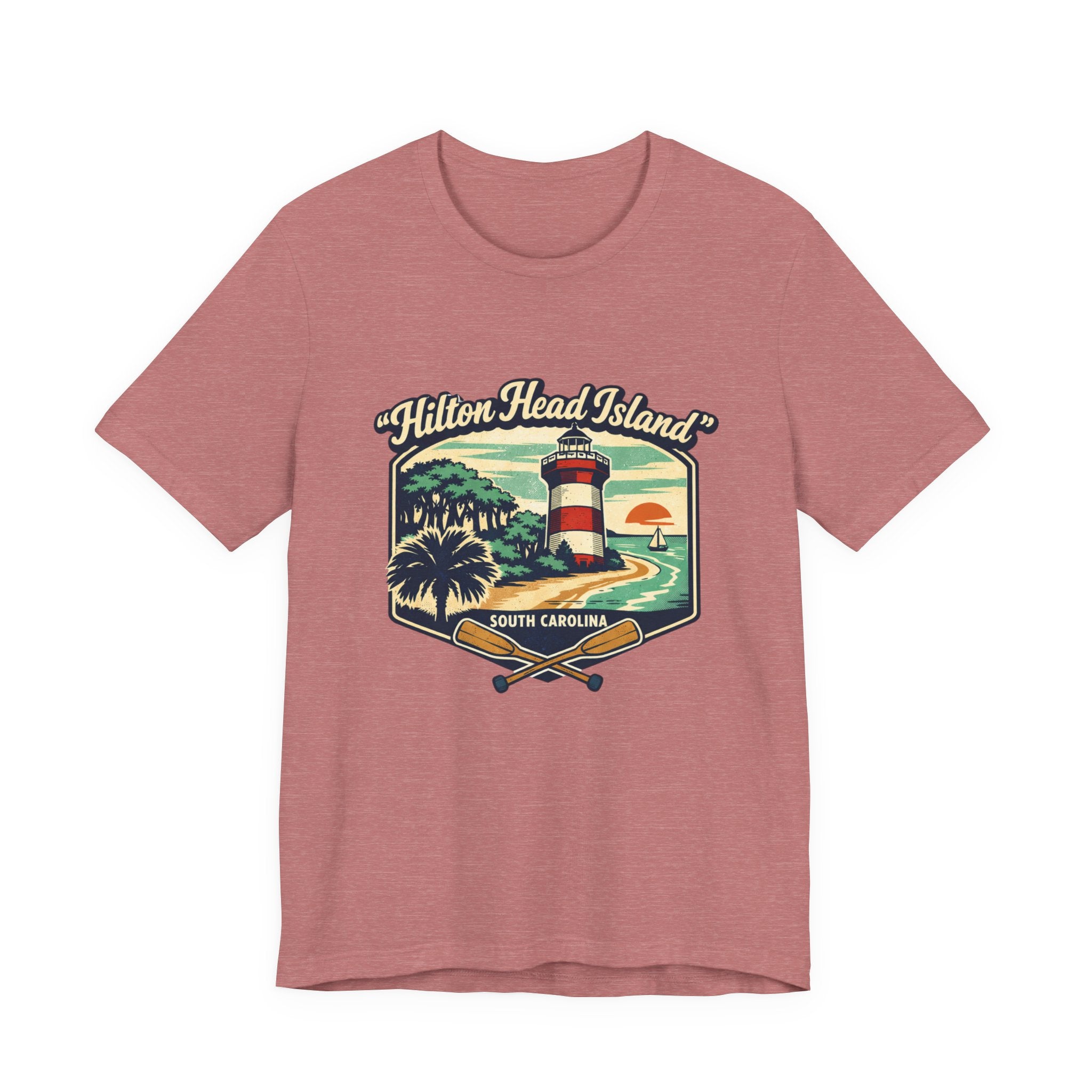 Hilton Head Island Lighthouse Tee — South Carolina Beach Vintage Graphic T-Shirt