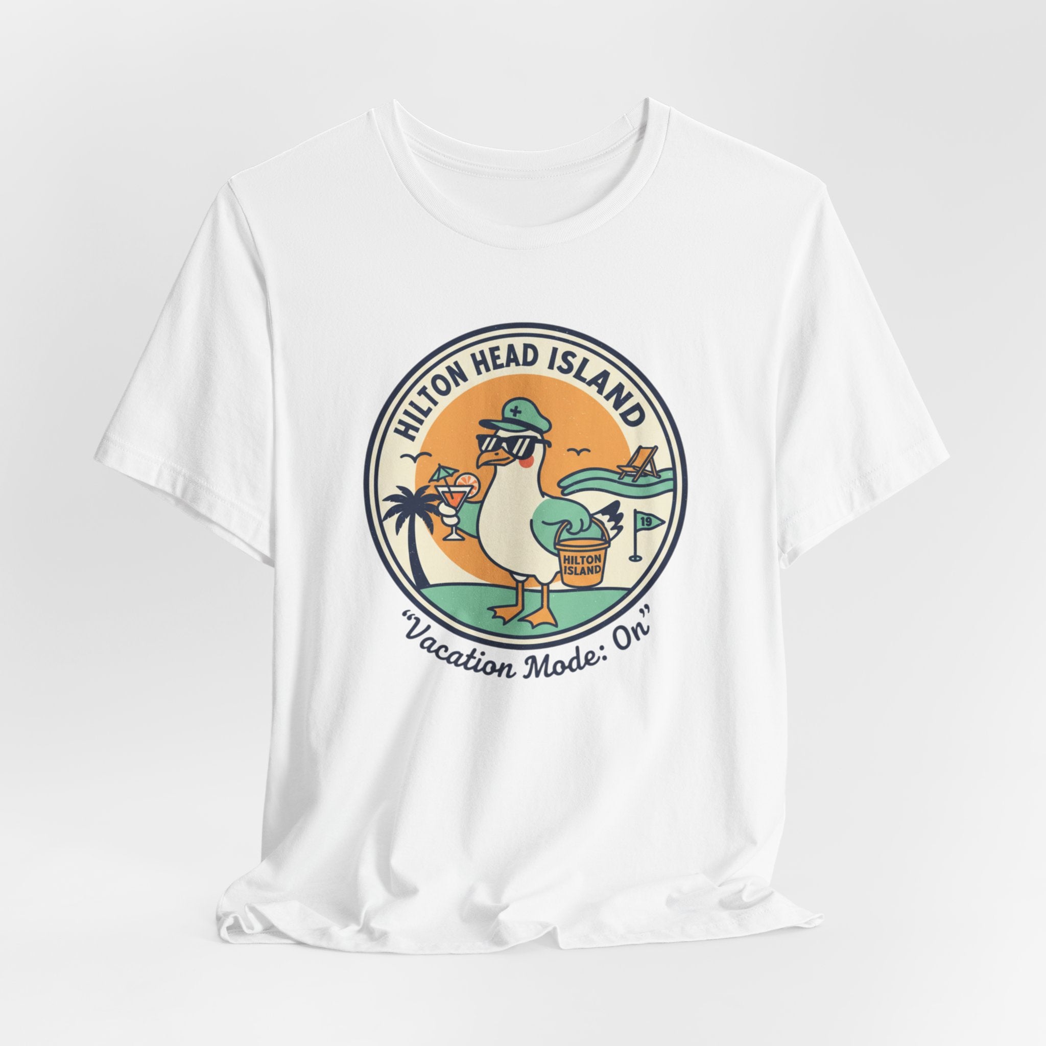 Hilton Head Island Vacation Tee — "Vacation Mode: On" Graphic T-Shirt
