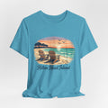 Hilton Head Island Beach T‑Shirt — Sunset Chairs Coastal Tee
