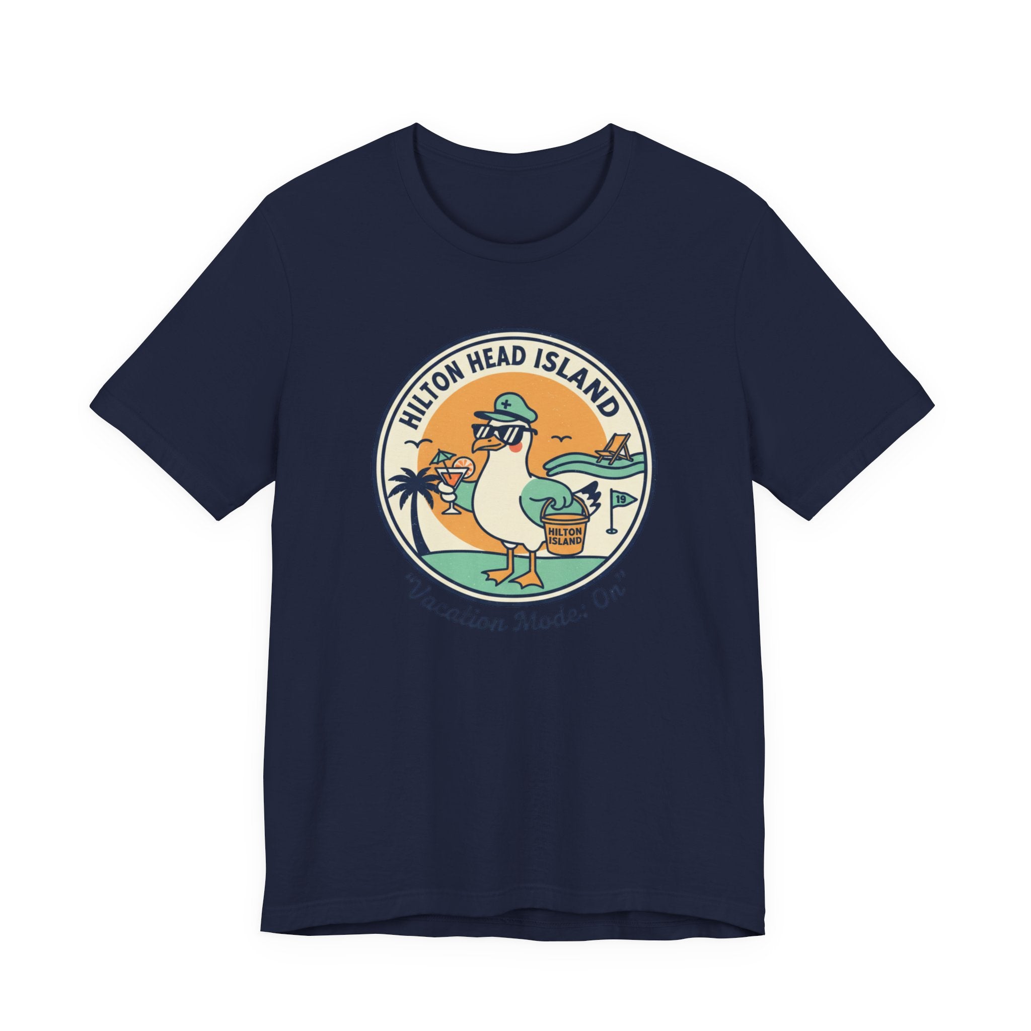 Hilton Head Island Vacation Tee — "Vacation Mode: On" Graphic T-Shirt