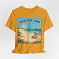 Hilton Head Island Beach T-Shirt — Vintage Sunset Coastal Tee